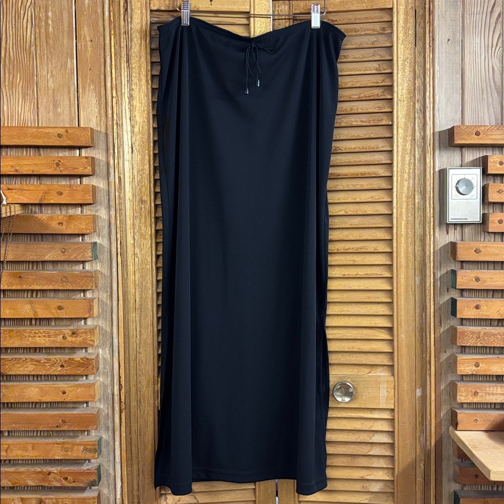 Black Maxi Skirt Large Grunge Whimsygoth Y2K